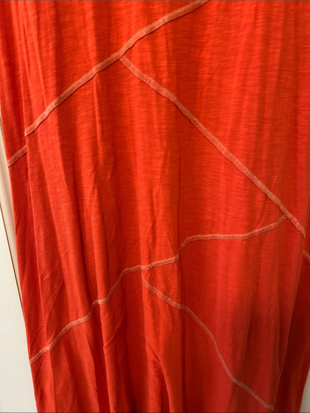 Cable & Gauge Orange Sleeveless Embroidered Maxi Dress - Picture 4 of 8